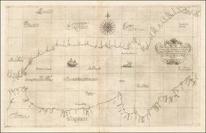 Mapa západního Středomoří a Gibraltaru od Roberta Dudleyho z roku 1646 od Robert Dudley