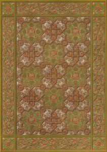 Reliéfní kožený panel od Habenichta, Vídeň, 1863. od Robert Dudley