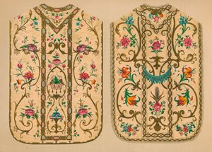Vyšívané ornáty od Luigi & Ersilia Martini, 1893. od Robert Dudley