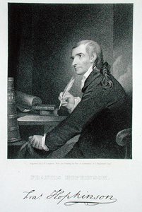 Francis Hopkinson (1738-91) vyrytý Jamesem Bartonem Longacrem (1794-1869) (rytina) od Robert Edge (after) Pine