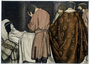 Smrt Tristana - v „“Říman Tristana a Iseult“ od Roberta Engelse