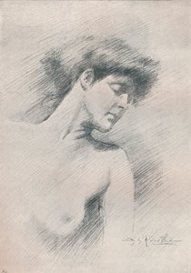 Female Study, c1895, 1897