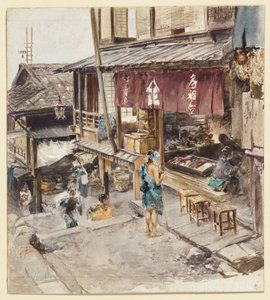 Ulice v Ikao v Japonsku, III od Robert Frederick Blum