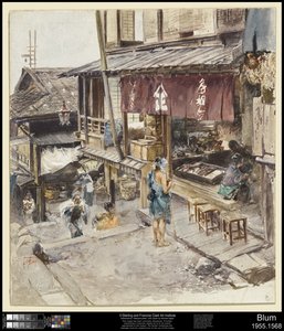Ulice v Ikao, Japonsko, III od Robert Frederick Blum
