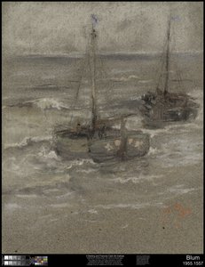 Rybářské lodě v Anchor, 1884 od Robert Frederick Blum