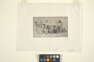 Muži a osli, Řím (inkoust) od Robert Frederick Blum