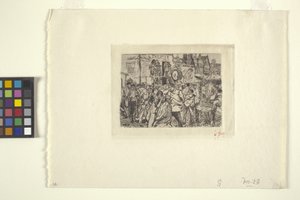 Scéna v cirkusu (inkoust) od Robert Frederick Blum