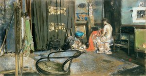 Ateliér Roberta F. Bluma od Robert Frederick Blum
