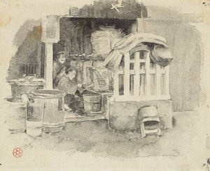 Kde se Sake prodává, 1890 od Robert Frederick Blum