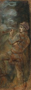 Kuřák, 1917. od Robert Genin