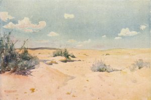 Pouštní studie v Tel-El-Kebir, c1880, 1904 od Robert George Talbot Kelly