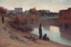 Večer u Fakuse, c1880, 1904 od Robert George Talbot Kelly