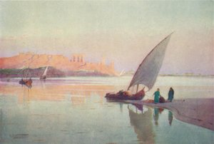 Kom Ombos, c1880, 1904 od Robert George Talbot Kelly