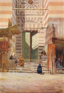 Bronzové dveře El-Maristan El-Kelaun, c1880, 1904 od Robert George Talbot Kelly