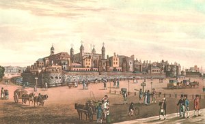 Tower of London, c1821. od Robert Havell