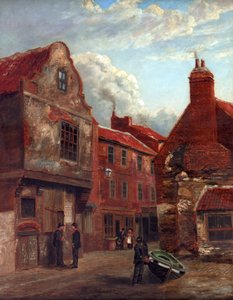 Old Shields, Wapping Street a Union Lane, 1896 od Robert Hodge
