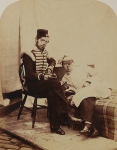 Lockart, 31. (Huntingdonshire) Regiment of Foot, 1856 (sépiová fotografie)