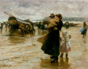 Tažení lodí, 1890