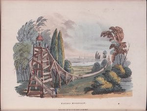 Flying Mountain Montagnes Russes v Malém Rusku, 1815 od Robert Johnston