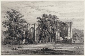 Furness Abbey (lept) od Robert Kent (after) Thomas