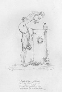 Anacreon, Ode VI (rytina) od Robert Kerr (after) Porter