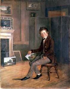 Portrét Josepha Stannarda (1797-1830) jako mládí (olej na papíře na plátně)