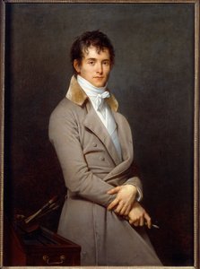 Portrét malíře Pierra Narcisse (Pierre-Narcisse) Guerin (1774-1833) Obraz Roberta Lefevre (1755-1830) 19. století Slunce: 1,09x0,8m - Orleans musee des beaux arts