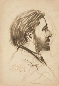 Portrétní skica Louise M. Eilshemia, 1903. od Robert Lindner