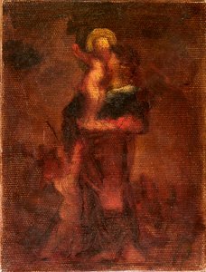 Svatá rodina, polovina konce 19. století.