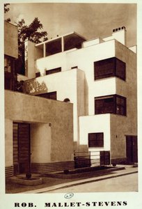 Dům na rue Mallet-Stevens, 16. obvod v Paříži, kolem roku 1930