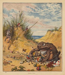 The Kitten Pilgrims: Greedy Toad (barva lito) od Robert Michael Ballantyne