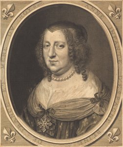 Anny Rakouské, královny Francie a Navarry od Robert Nanteuil