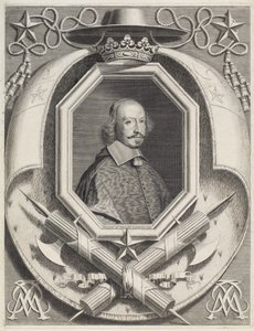 kardinál Jules Mazarin od Robert Nanteuil