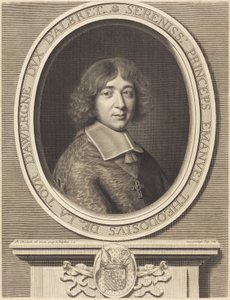 Kardinál de Bouillon od Robert Nanteuil