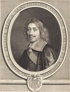 Kancléř Michel Le Tellier od Robert Nanteuil