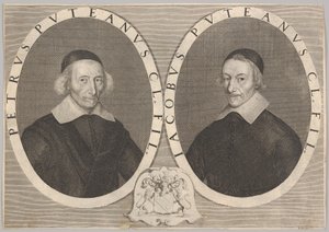 Dvojportrét Pierra a Jacquese Dupuyových, ca. 1648-49. od Robert Nanteuil