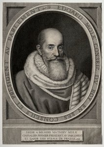 Edouard Molé. od Robert Nanteuil