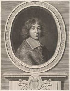 Emmanuel-Théodose de La Tour dAuvergne, kardinál z Bouillonu, 1668. od Robert Nanteuil