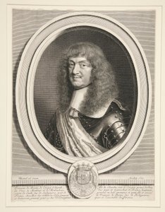 Francois de Bonne, Le Mar?chal de Cr?qui, duc de Lesdigui?res (maršál Cr?qui, vévoda z Lesdigui?res) (1624-1687) od Robert Nanteuil