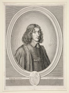 François Mol?, opat? ze Sainte-Croix de Bordeaux, poté Ma?tre des Requ?tes (opat ze Sainte-Croix z Bordeaux, poté mistr žádostí) (1625-1712) od Robert Nanteuil