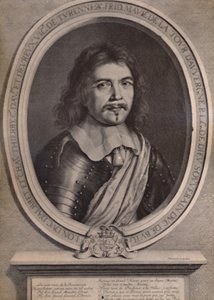 Frederic Maurice de la Tour dAuvergne, vévoda z Bouillonu, francouzský voják, 17. století 1894 od Robert Nanteuil