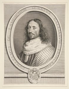 Guillaume de Lamoignon, první předseda parlamentu Paříže (první předseda parlamentu Paříže) od Robert Nanteuil