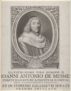 Jean-Antoine de Mesmes, 1658. od Robert Nanteuil