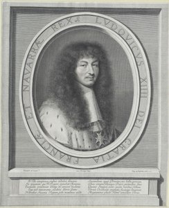 Francouzský král Ludvík XIV. od Robert Nanteuil