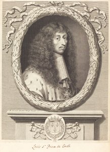 Louis II, princ z Conde od Robert Nanteuil