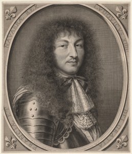 Ludvík XIV od Robert Nanteuil