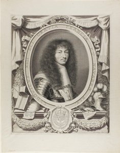 Ludvík XIV. od Robert Nanteuil
