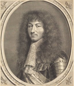 Ludvík XIV. od Robert Nanteuil