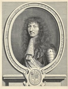 Ludvík XIV., francouzský král 1638-1715, 1664 od Robert Nanteuil