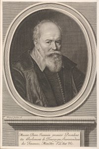 Pierre Jeannin, ca. 1656. od Robert Nanteuil
